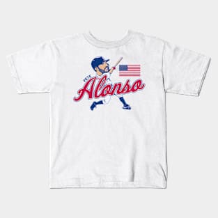 Pete Alonso US Caricature Kids T-Shirt